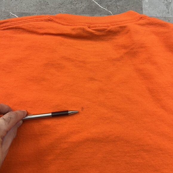 Vintage Jeep Graphic Tee Mens 2XL XXL y2k Short Sleeve Orange Shirt Off Road - Picture 5 of 8